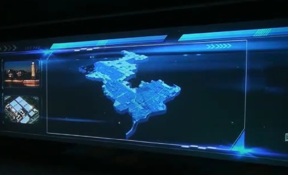 三河城市规划展览馆数字沙盘图 三河城市规划展览馆数字沙盘图