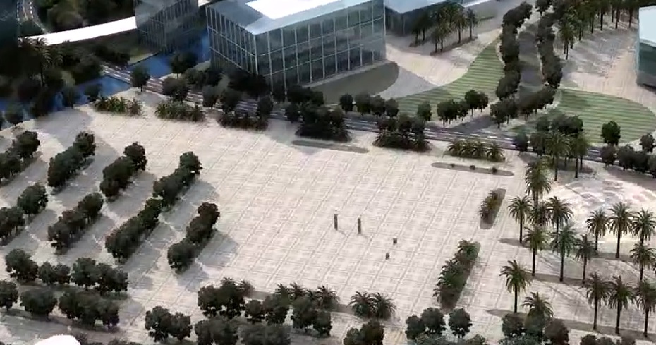 国家会议中心建筑施工演绎动画图片 国家会议中心建筑施工演绎动画图片